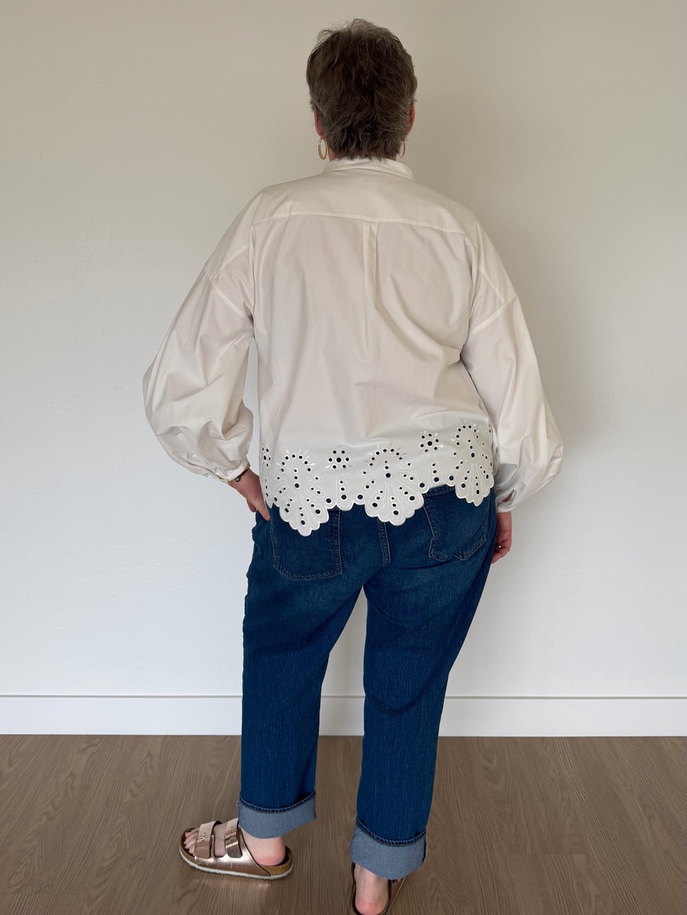 Ted Baker White Blouse with Eyelet - Picture 3 of 7